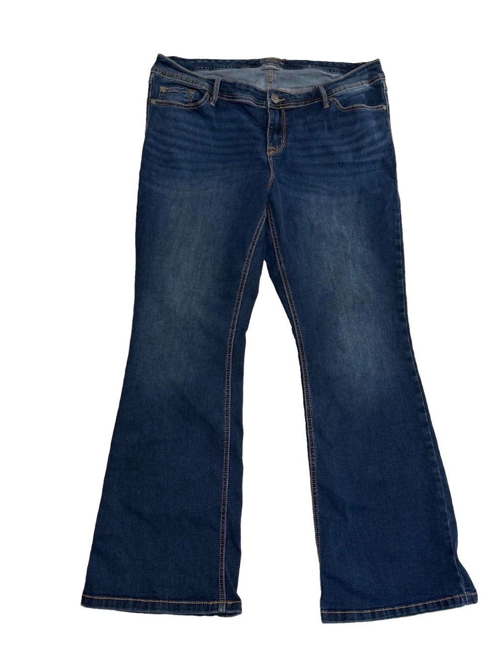 Womens Torrid Luxe Slim Bootcut Jeans Plus Size 18R  Super Stretch Dark Wash